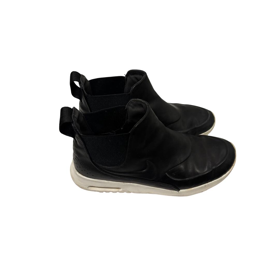 Nike Air Max Leather Slip-On Boots Men’s Size 10 Black Chelsea Sneaker Hybrid